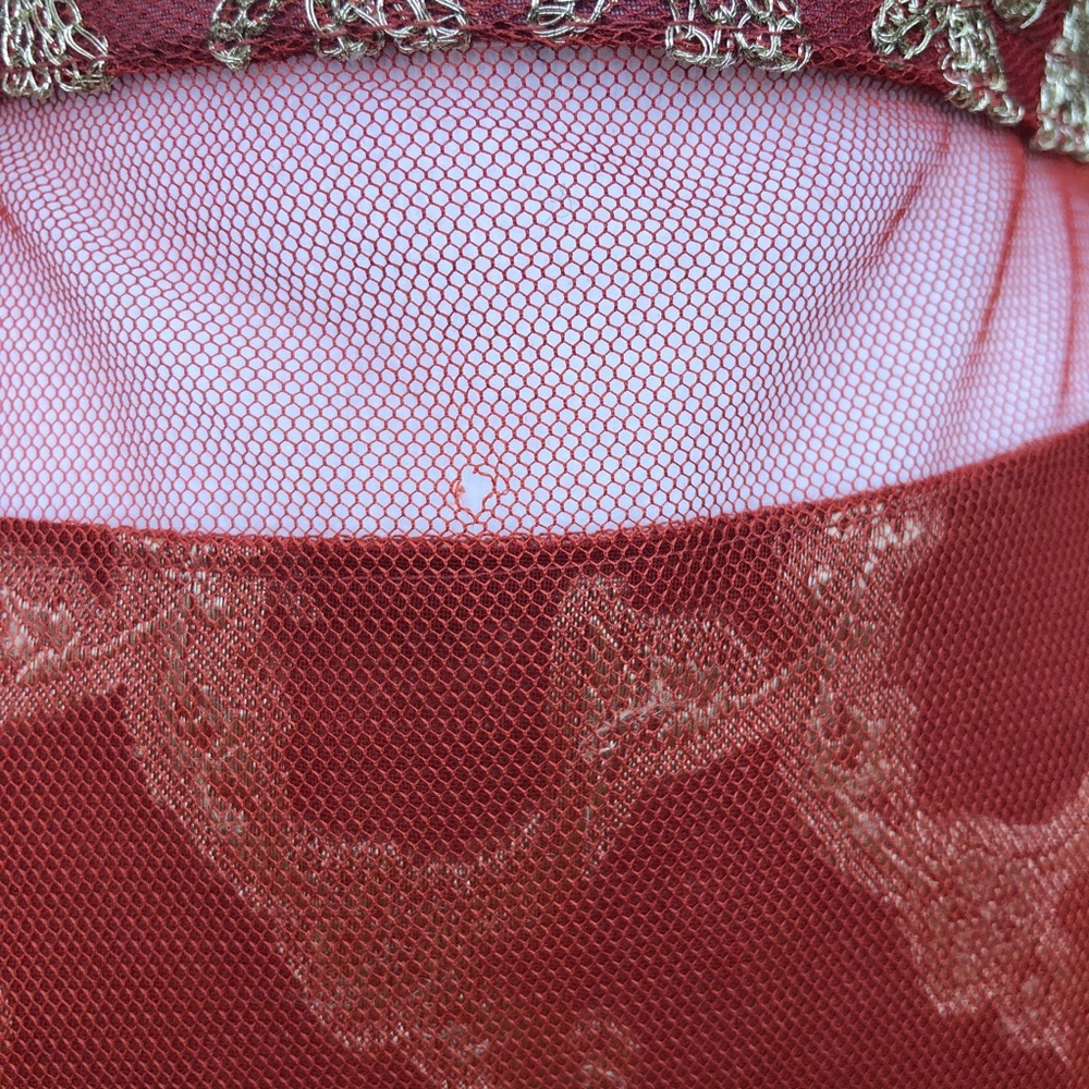 ❤️ Vtg Embroidered Women’s Caftan Kaftan Plus 1X - Picture 7 of 11